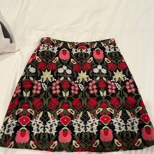 Gorgeous embroidered Lucy Paris mini skirt